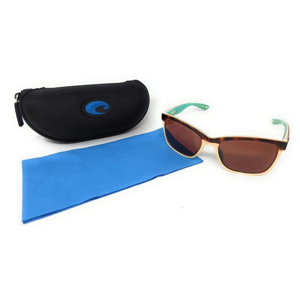 Costa Del Mar ANAA Polarized Sunglasses | Retro Tortoise Creme / 580P Copper NEW